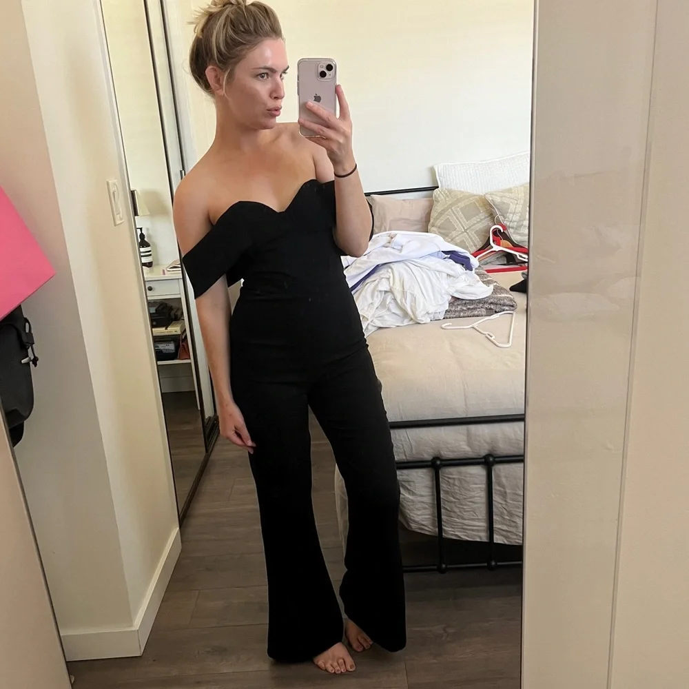 Bleu Luxury Black Jumpsuit - Picture 1 of 5